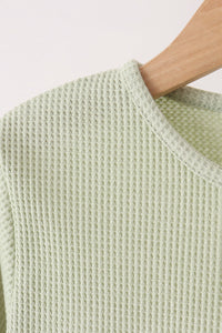 Scalloped pants set - Green