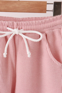 Scalloped pants set - Pink