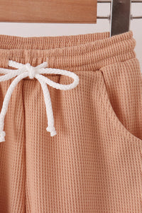 Scalloped pants set - Oatmeal