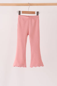 Scalloped bell pants - Pink