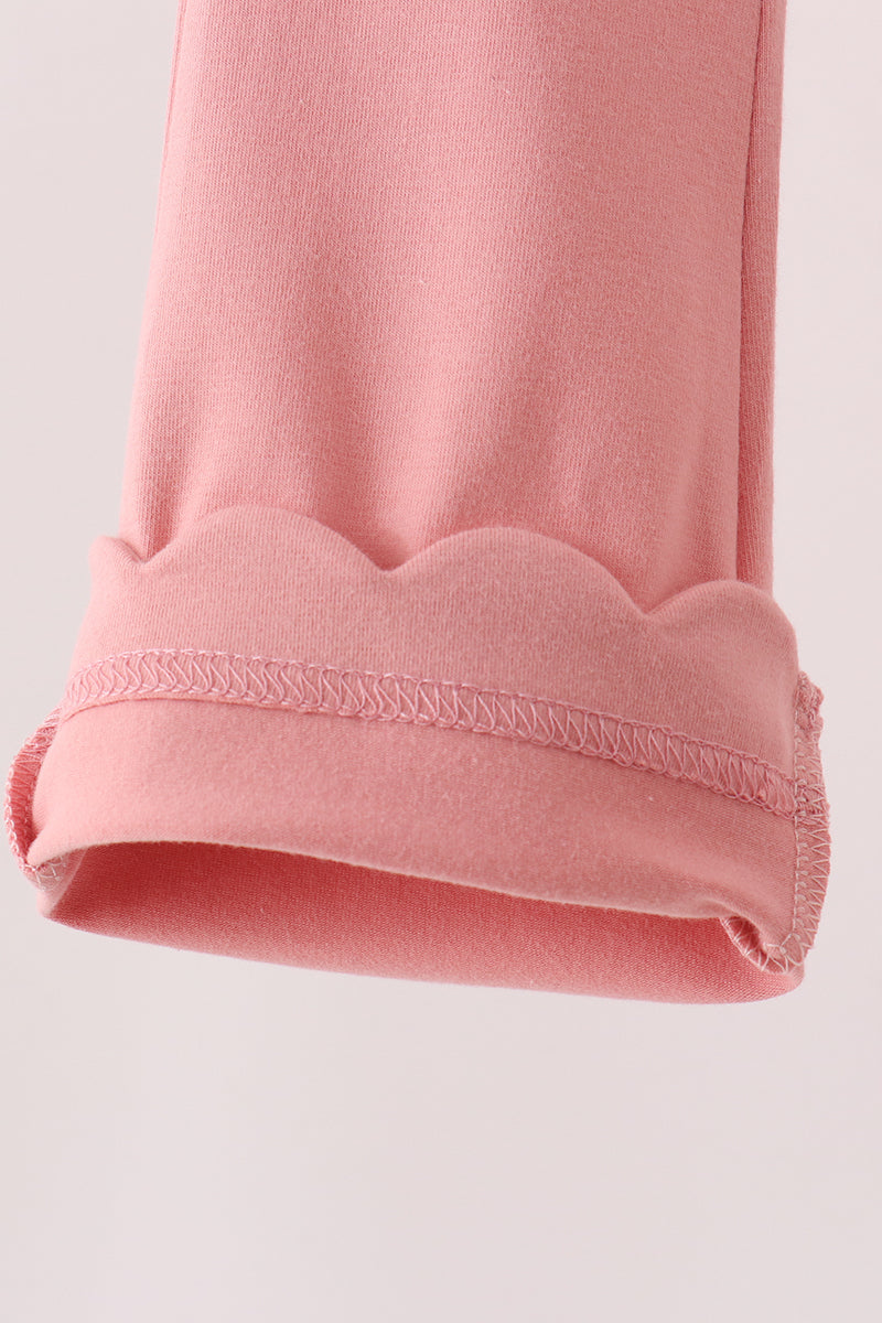 Scalloped bell pants - Pink