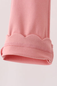 Scalloped bell pants - Pink