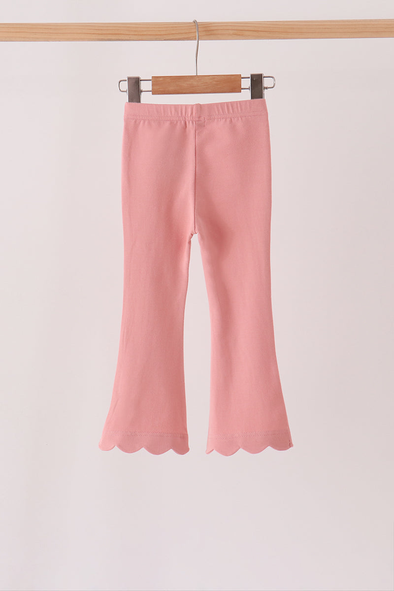 Scalloped bell pants - Pink