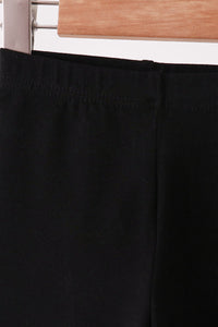Scalloped leggings - Black