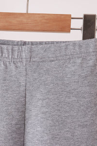 Scalloped leggings - Grey