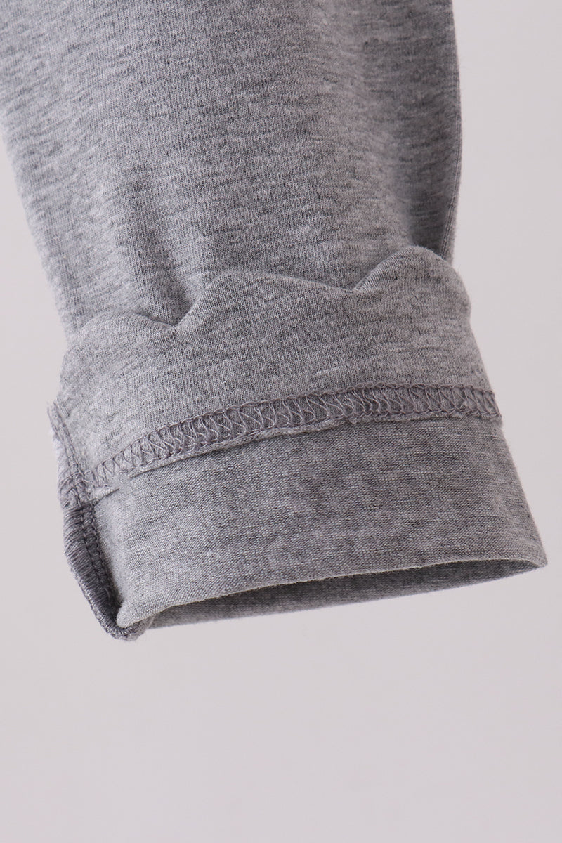 Scalloped leggings - Grey
