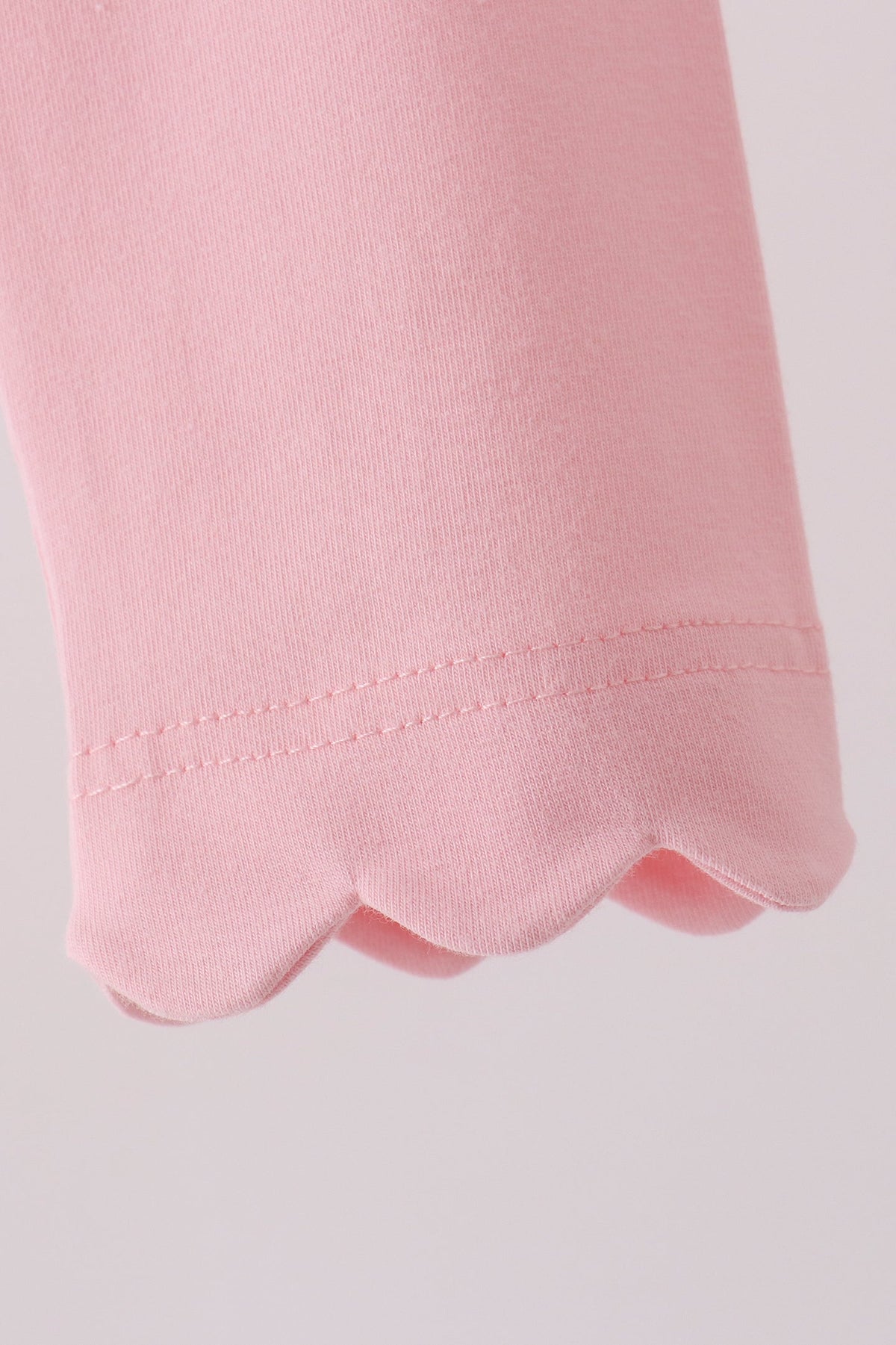 Scalloped leggings - Pink