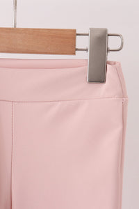 Scalloped zipper active set - Pink