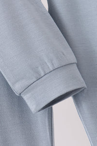 Blue bamboo pajama set – view 3
