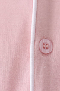 Pink bamboo mom pajama set – view 4