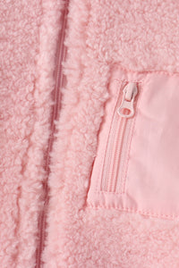 Fleece zipper jacket - Pink