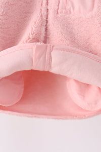Fleece zipper jacket - Pink