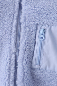 Fleece zipper jacket - Blue
