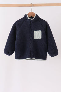 Fleece zipper jacket - Navy