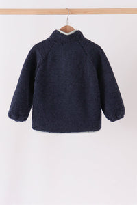 Fleece zipper jacket - Navy