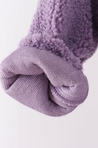 Fleece zipper jacket - Purple