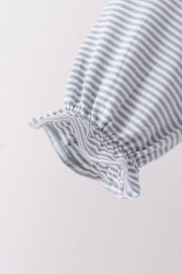 Turkey embroidery stripe top