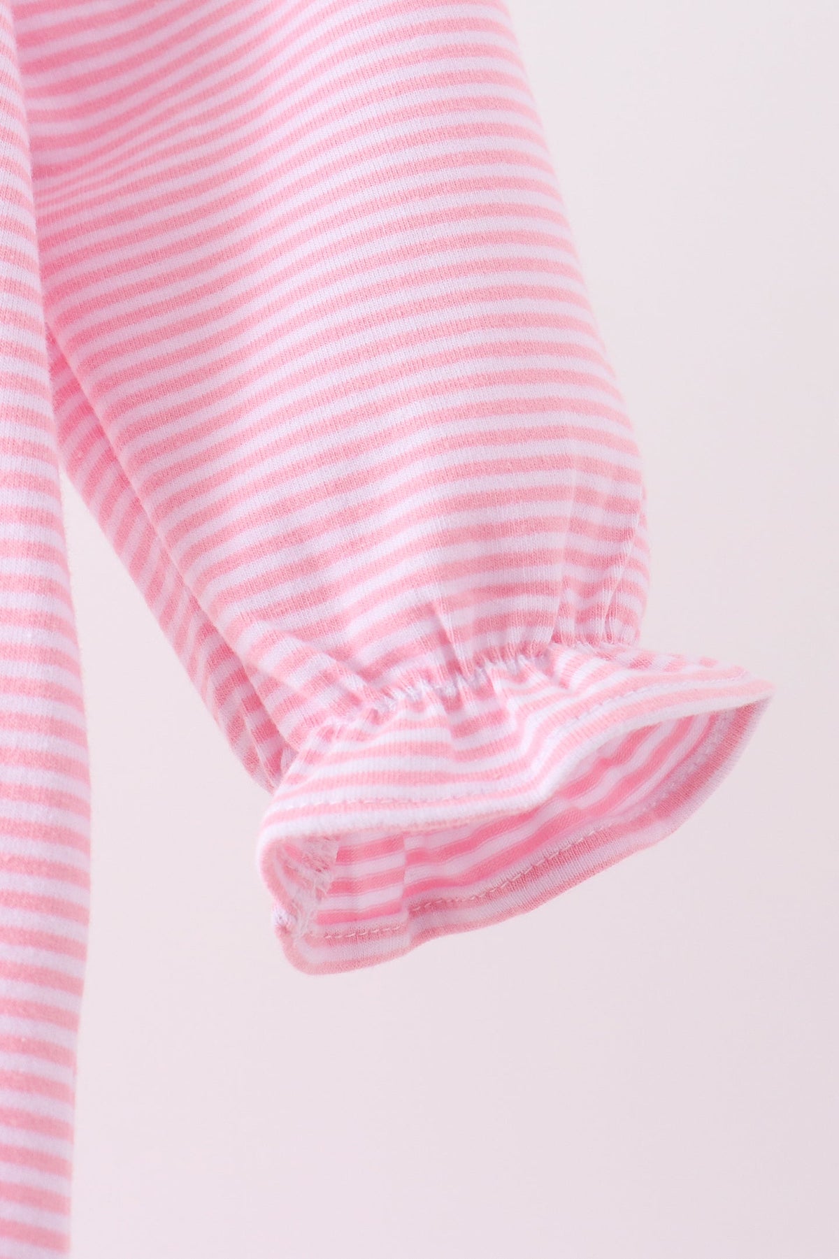 Turkey embroidery stripe romper