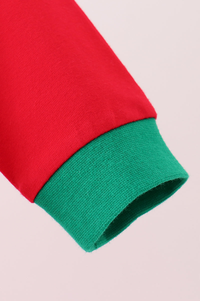 Santa embroidery romper
