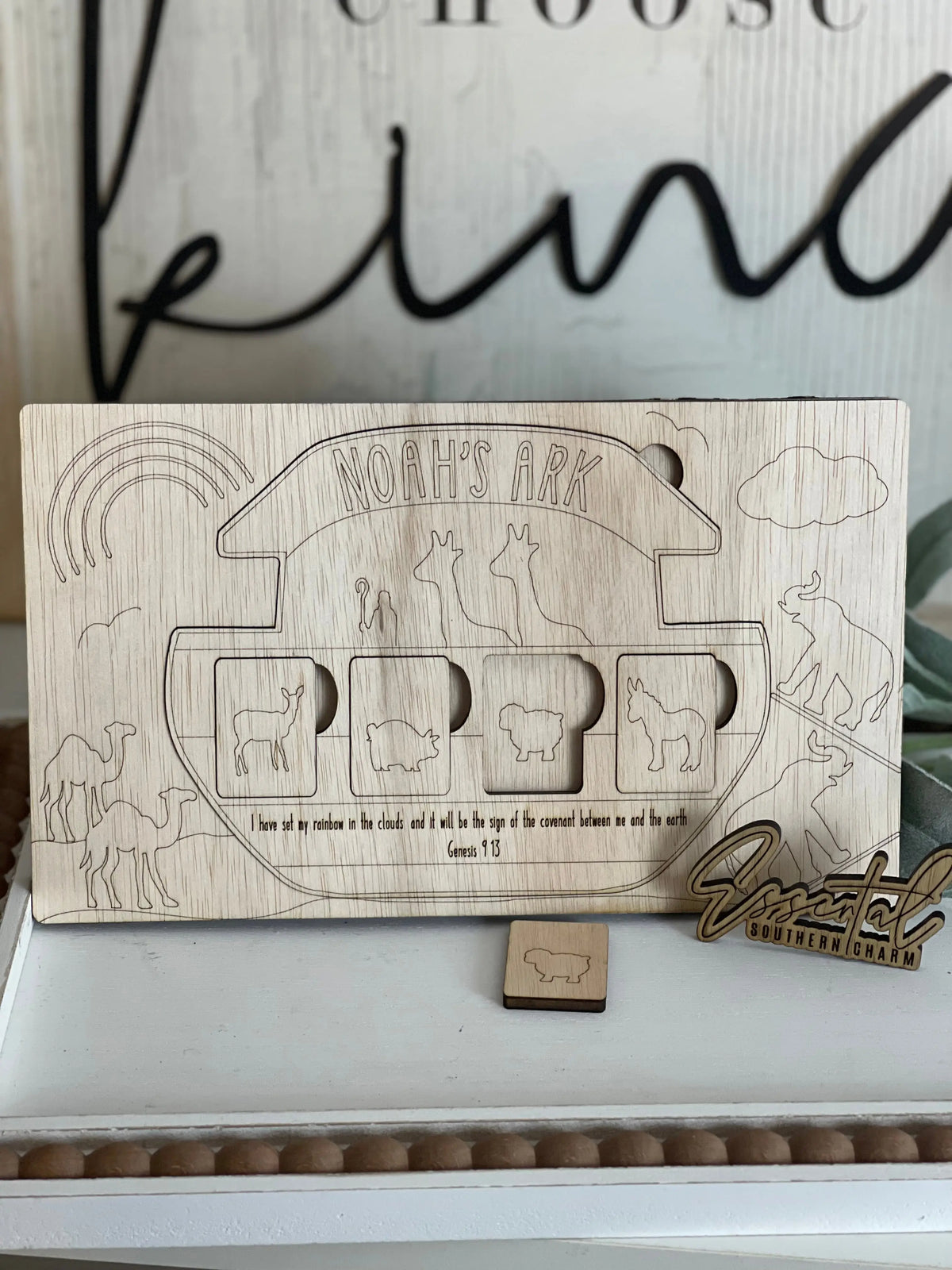 Paintable Puzzle - Noah's Ark - Essential Southern Charm