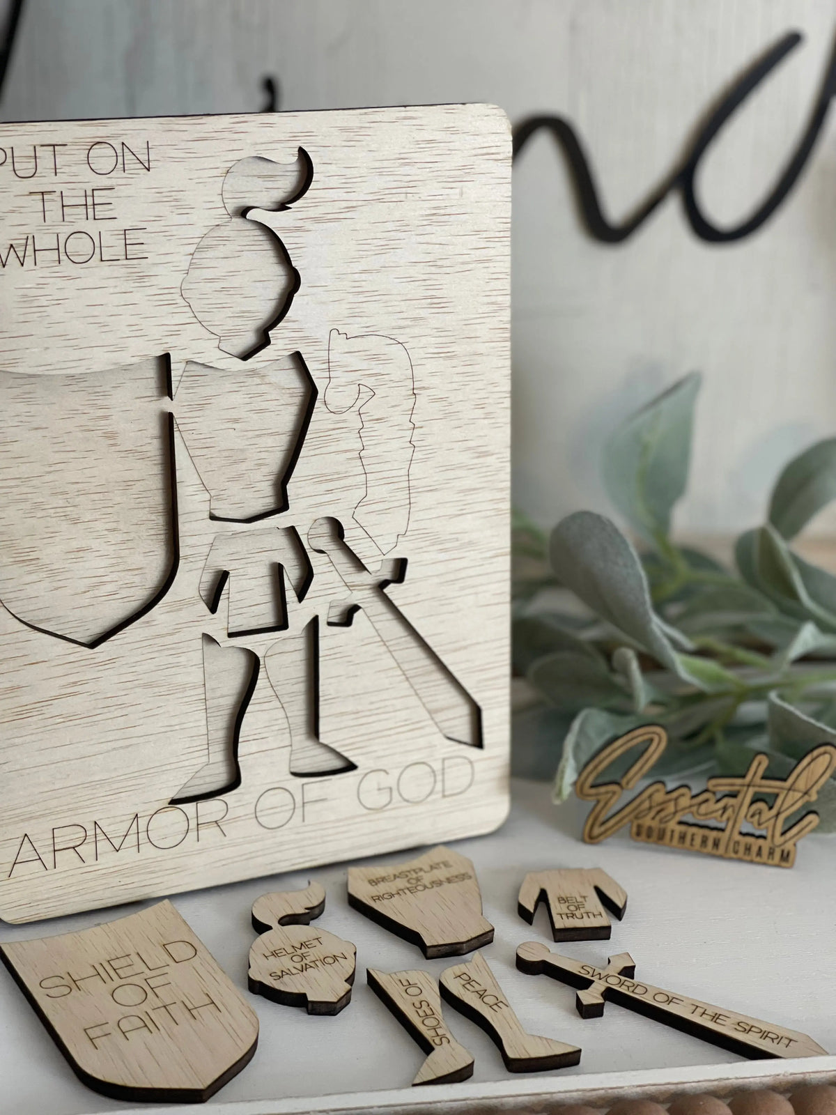 Paintable Puzzle - Armor of God - Essential Southern Charm