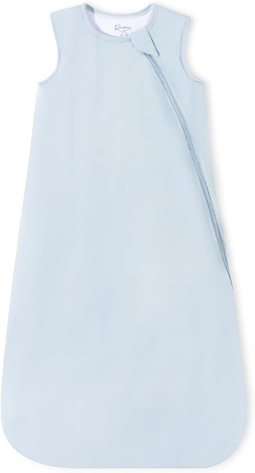 Quilted Bamboo Baby Sleep Sack - Baby Blue