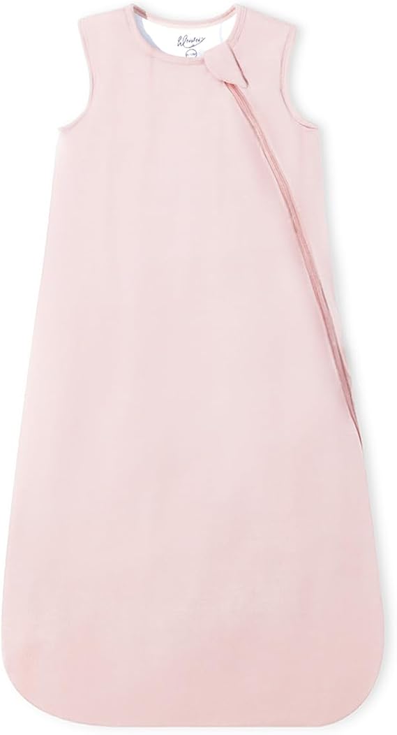 Quilted Bamboo Baby Sleep Sack - Blush Pink
