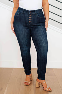 Celecia High Waist Hand Sanded Resin Skinny Jeans - Essential Southern Charm