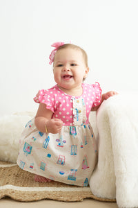 Platinum Balcony Print Girl Set - Essential Southern Charm