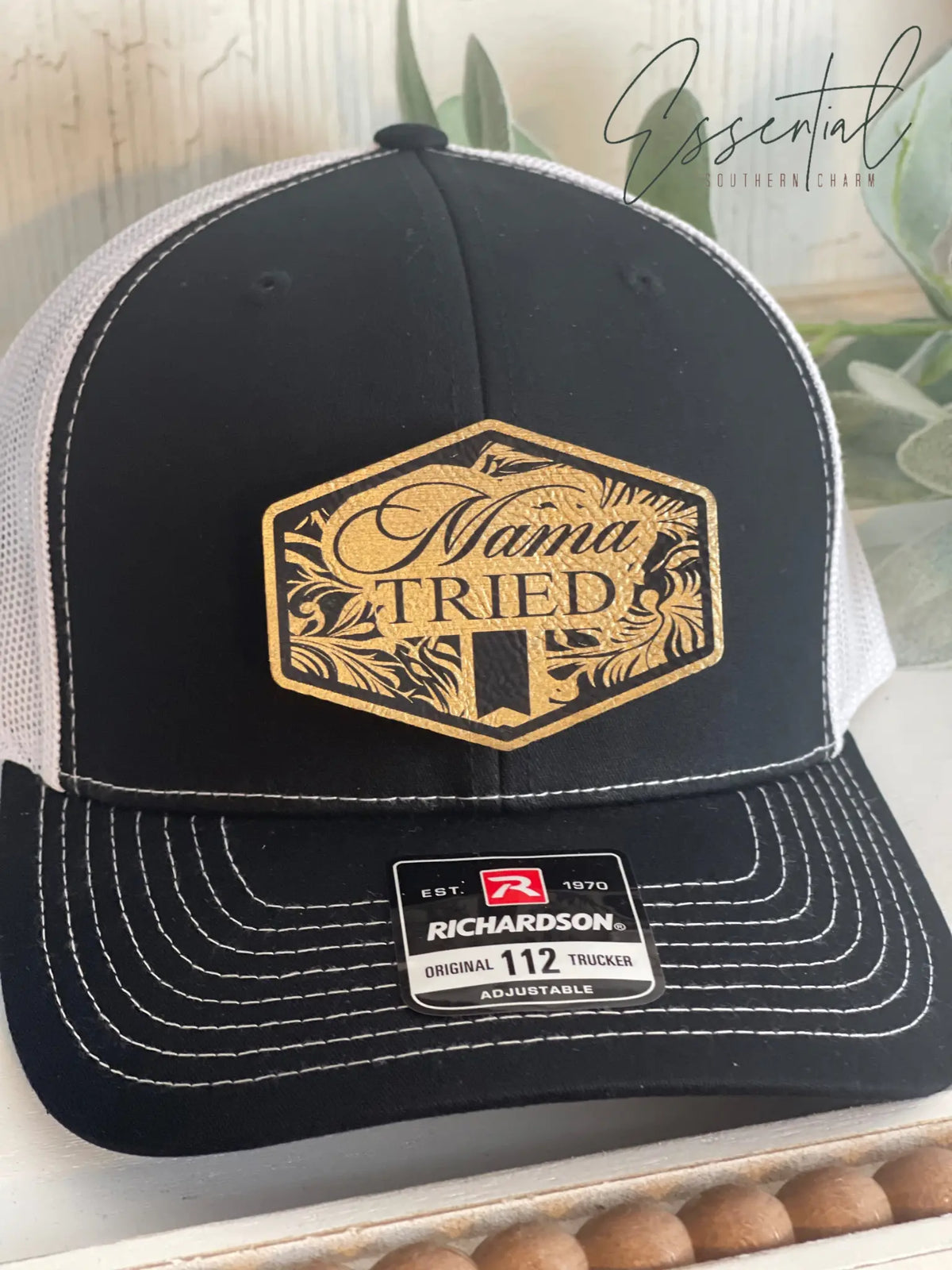 Mama Tried Leatherette Patch Hat - Essential Southern Charm