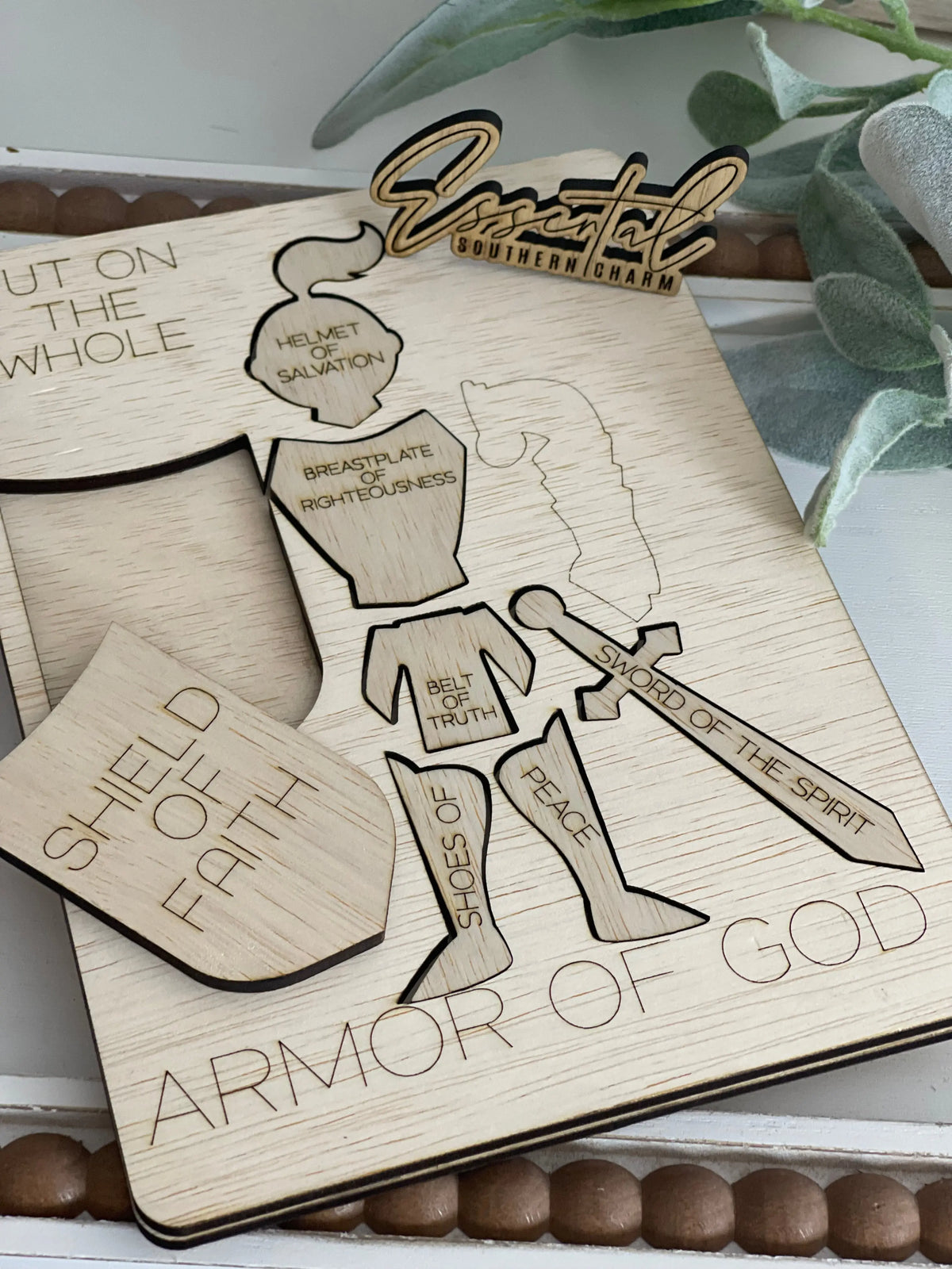 Paintable Puzzle - Armor of God - Essential Southern Charm