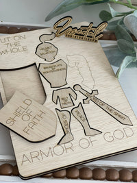 Paintable Puzzle - Armor of God - Essential Southern Charm