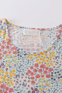 Platinum Floral Print Dress For Adult - Essential Southern Charm