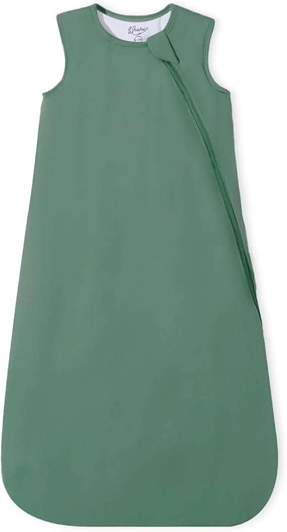 Quilted Bamboo Baby Sleep Sack - Forest Green