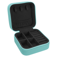 Personalized Travel Jewelry Box - Small (4 colors) - Essential Southern Charm