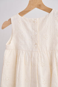 White Hand Embroidery Lace Dress - Essential Southern Charm