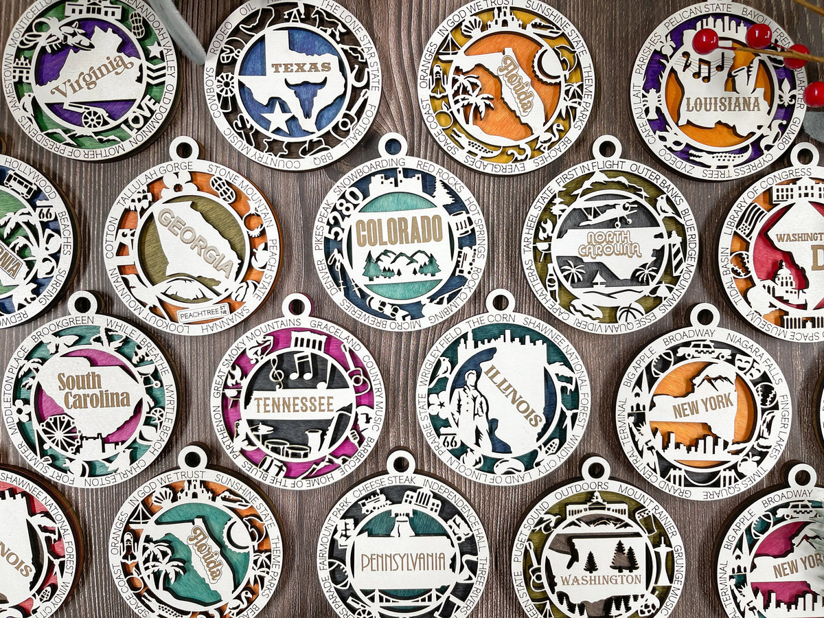 State Ornaments - Essential Southern Charm