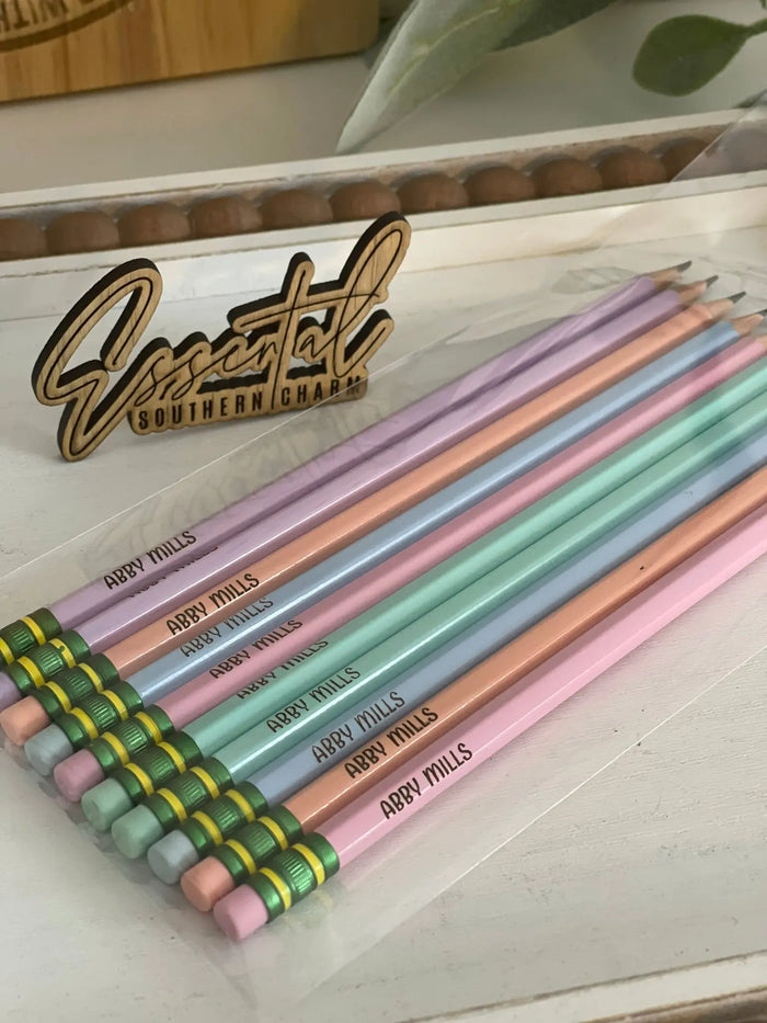 Personalized Engraved Pencils - Essential Southern Charm
