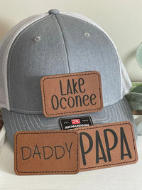 Personalized Leather Patch Hat - Essential Southern Charm