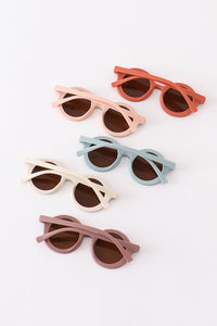 Retro Round Sunglasses Uv400 -Toddler & Kids - Essential Southern Charm