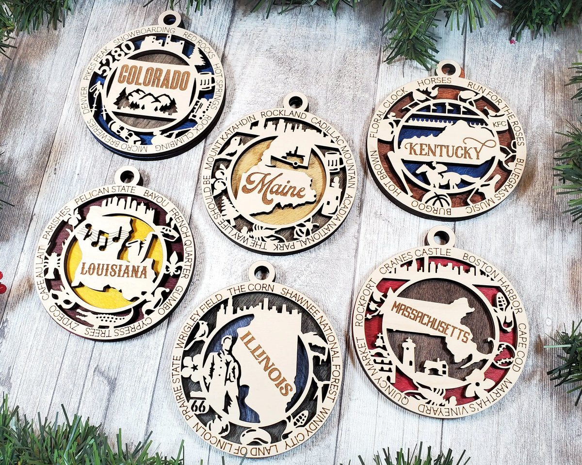 State Ornaments - Essential Southern Charm