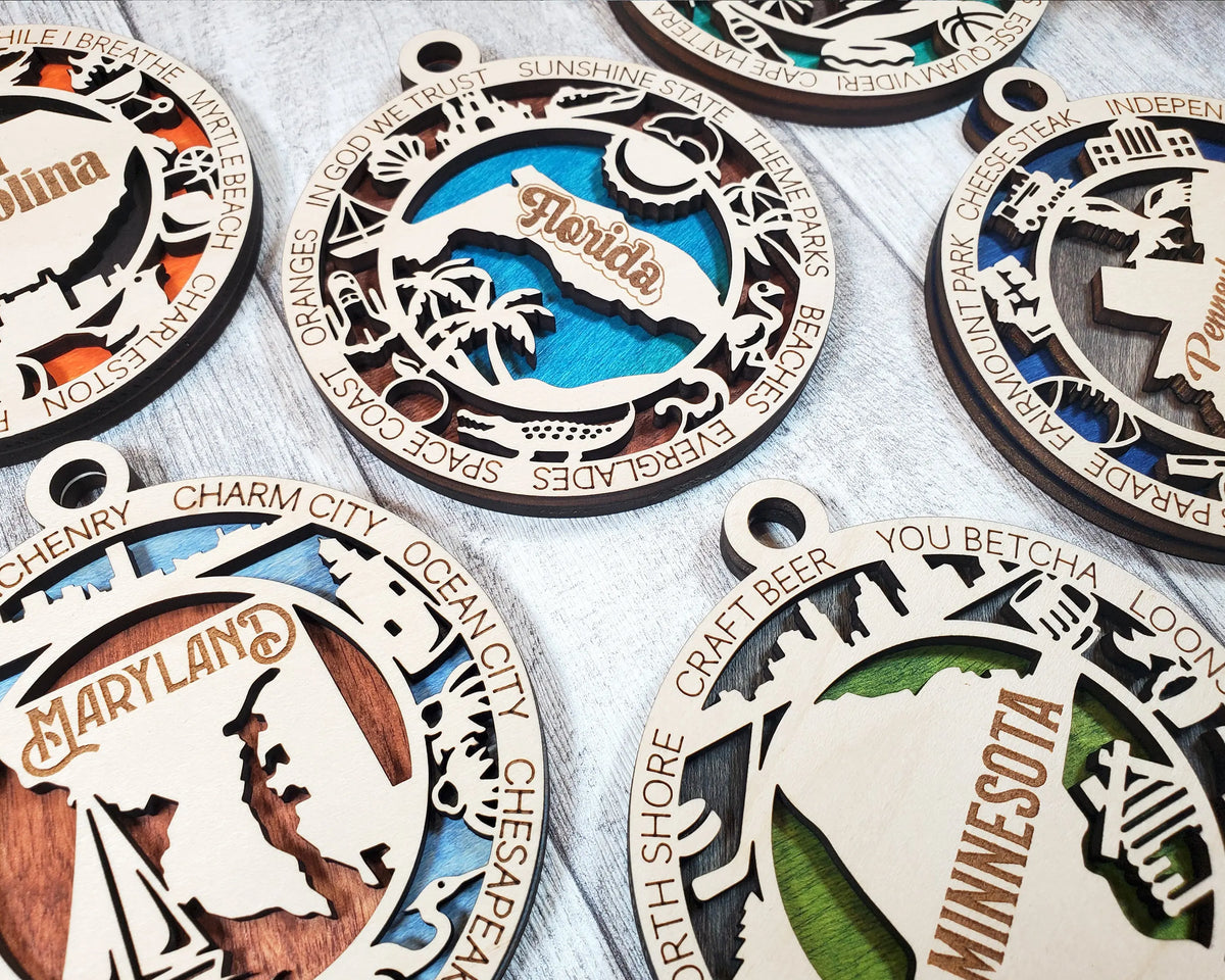 State Ornaments - Essential Southern Charm