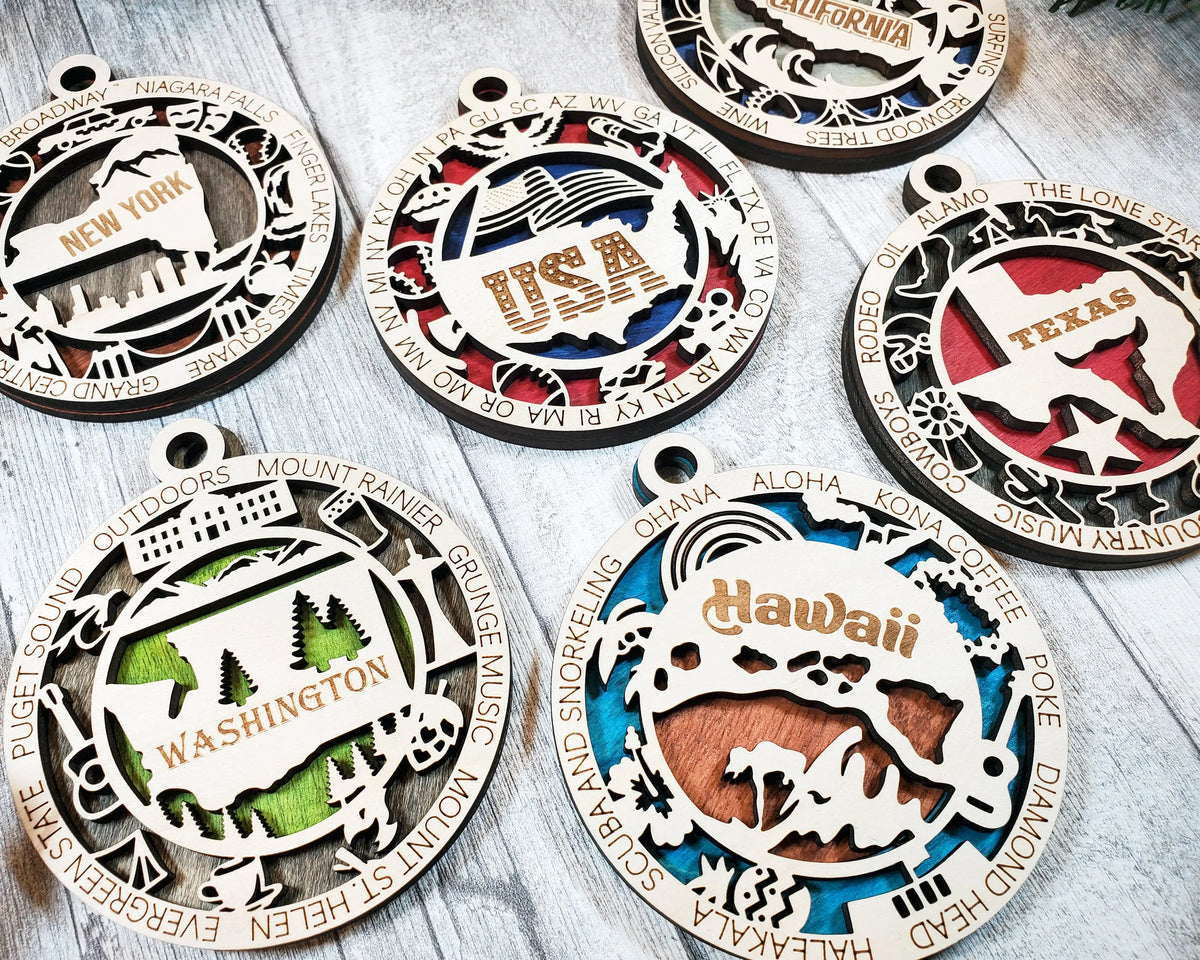 State Ornaments - Essential Southern Charm