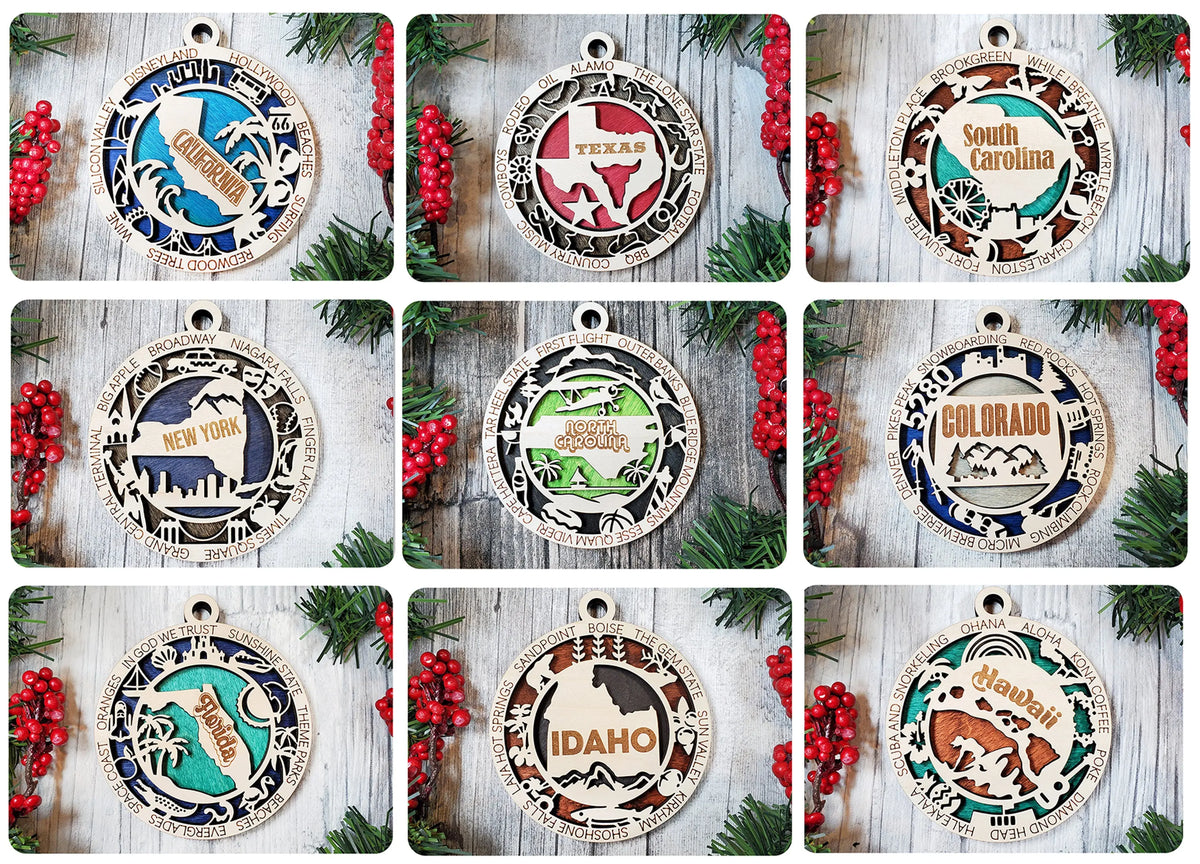 State Ornaments - Essential Southern Charm