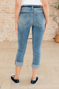 Laura Mid Rise Cuffed Skinny Capri Jeans - Essential Southern Charm