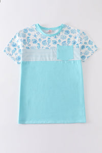 Marine Creature Print Men Top - Essential Southern Charm