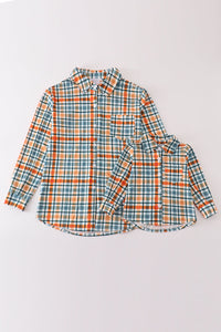 Green Plaid Dad&Me Button Down Shirt - Essential Southern Charm