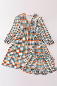 Green plaid mom&me dress - Essential Southern Charm