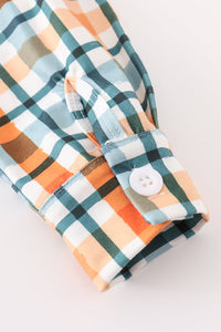 Green Plaid Dad&Me Button Down Shirt - Essential Southern Charm