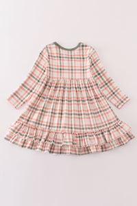 Green Watercolor Plaid Mom&Me Dress - Essential Southern Charm